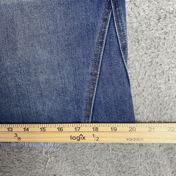 Kensie Denim‎ Mini Skirt Size 8/29 Frayed Hem Distressed - Picture 5 of 10